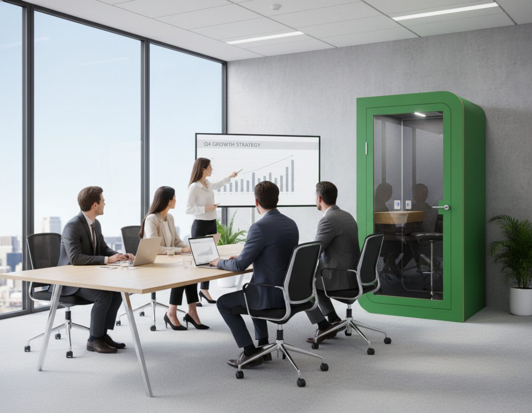 Open space moderne avec traitement acoustique