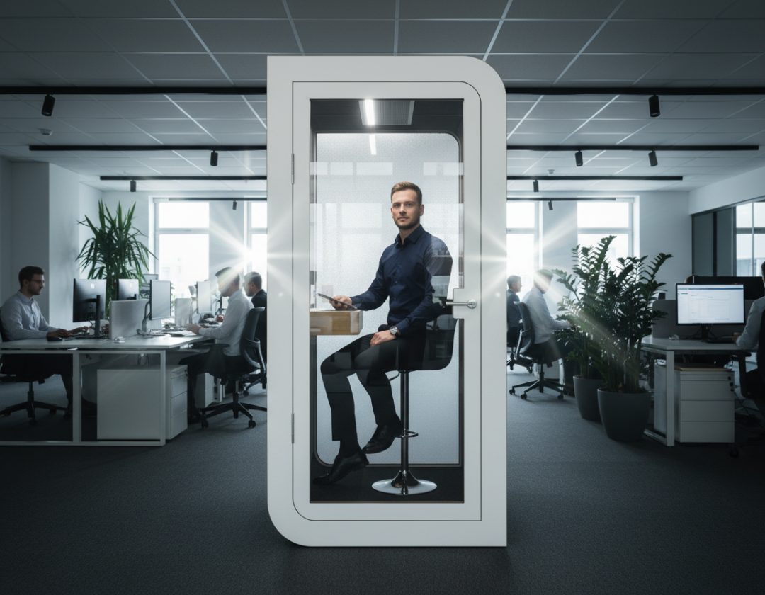 Phone box de bureau pour appels confidentiels