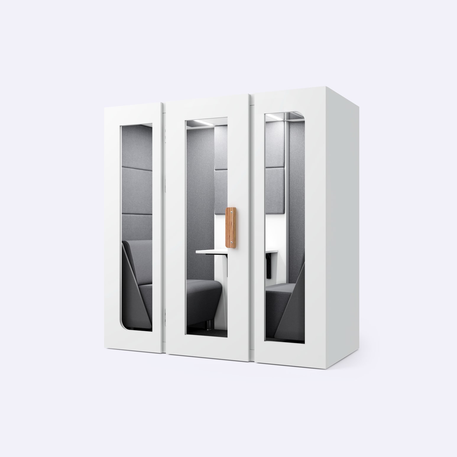 Box acoustique bureau Duet Lite — 2 pers. compact | CNJS