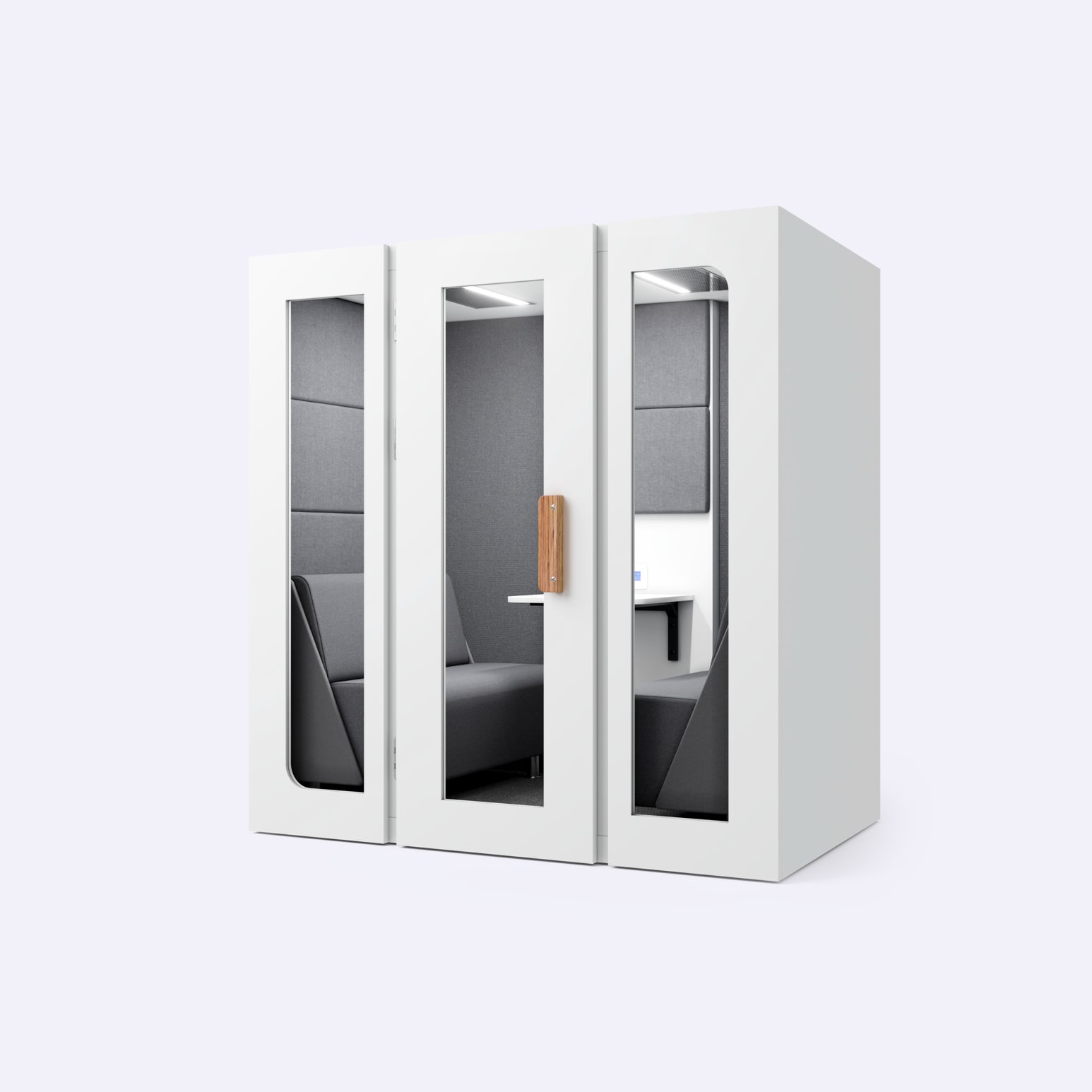 Bulle acoustique bureau Quartet Lite — 4 pers. | CNJS